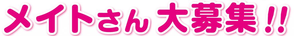 メイトさん大募集!